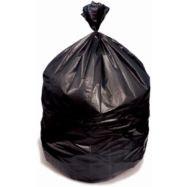 Can Liner 2-Mil Pe-Repro 43X47 56 Gal Black - Trash Liners/Bags